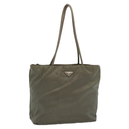 PRADA Tote Bag Nylon Khaki  62502