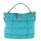 PRADA Shoulder Bag Nylon Turquoise Blue  62503
