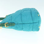 PRADA Shoulder Bag Nylon Turquoise Blue  62503