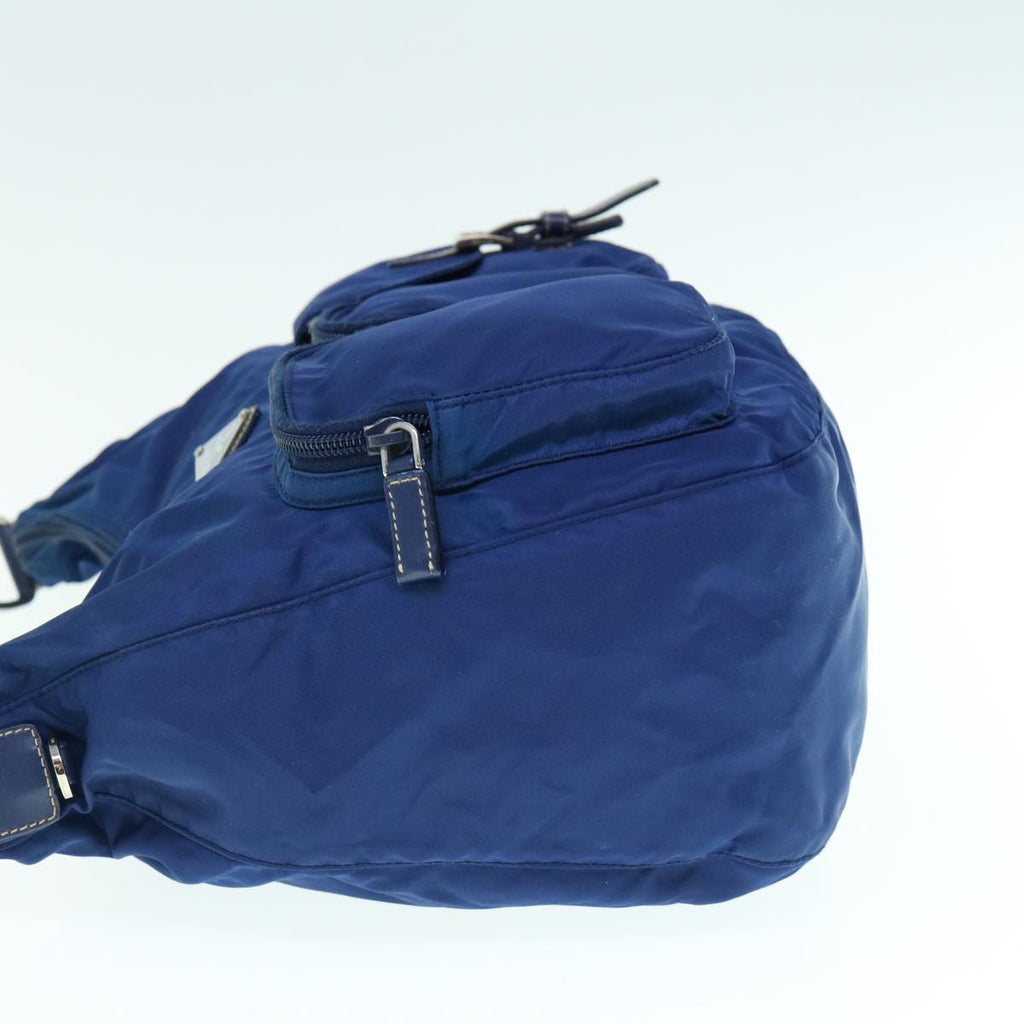 PRADA Shoulder Bag Nylon Navy  62504