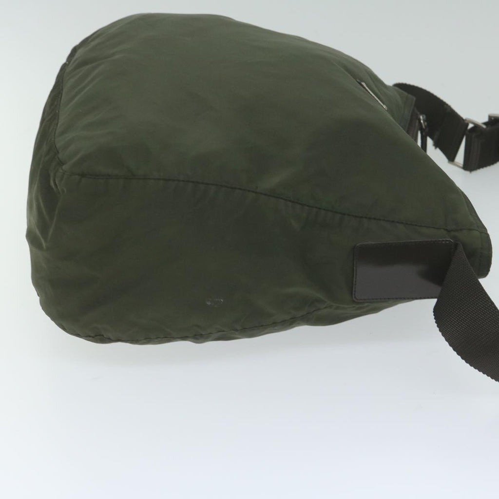 PRADA Shoulder Bag Nylon Khaki  62505
