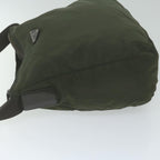 PRADA Shoulder Bag Nylon Khaki  62505