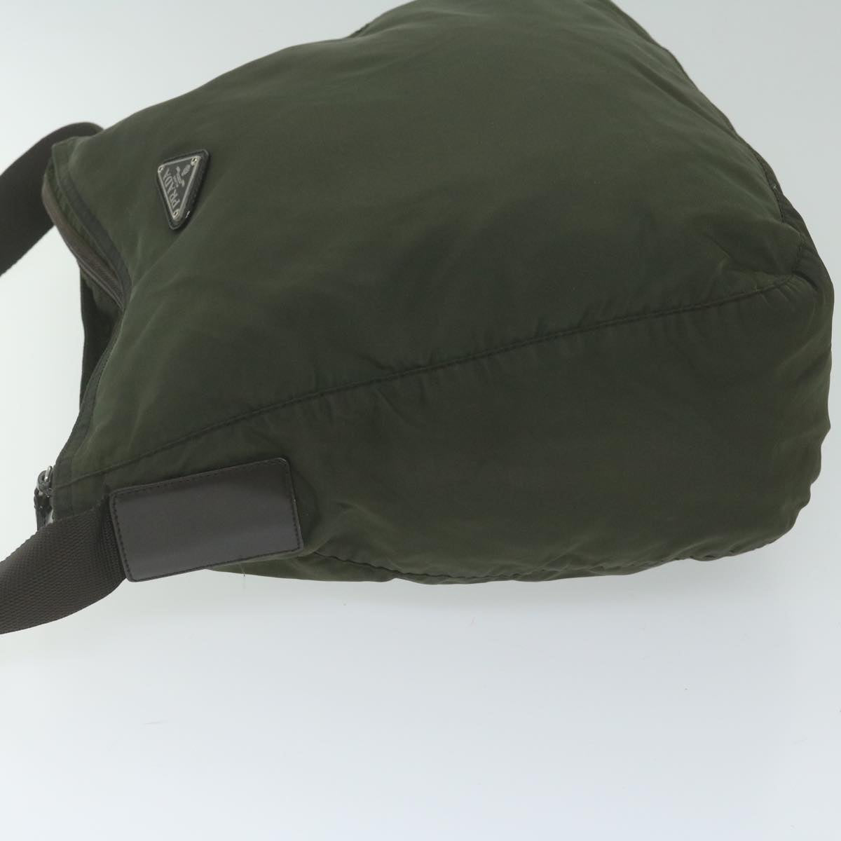 PRADA Shoulder Bag Nylon Khaki  62505