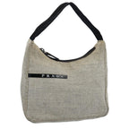 PRADA Sports Hand Bag Canvas Black White  62564