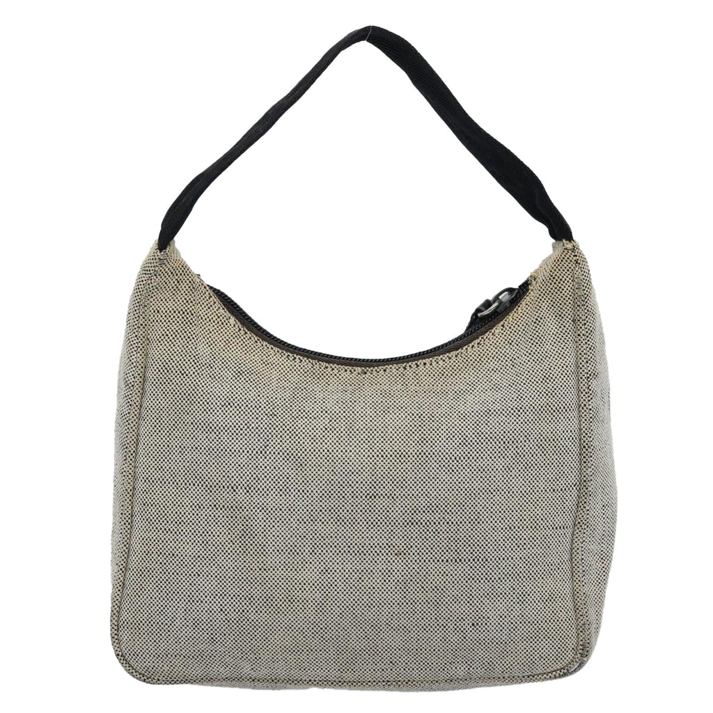 PRADA Sports Hand Bag Canvas Black White  62564