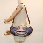 FENDI Zucca Canvas Hand Bag 2way Purple Pink62577