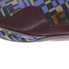 FENDI Zucca Canvas Hand Bag 2way Purple Pink62577