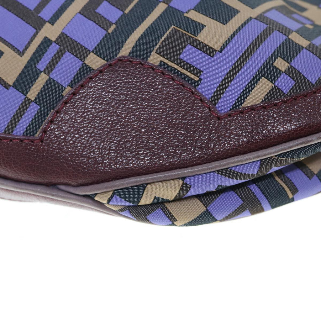 FENDI Zucca Canvas Hand Bag 2way Purple Pink62577