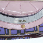 FENDI Zucca Canvas Hand Bag 2way Purple Pink62577