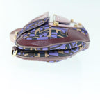 FENDI Zucca Canvas Hand Bag 2way Purple Pink62577