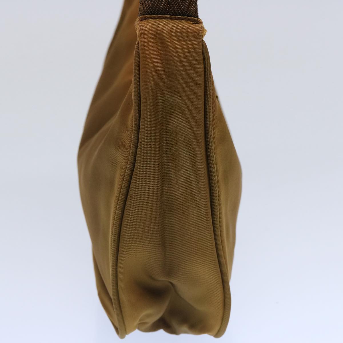 PRADA Hand Bag Nylon Brown  62663