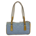 PRADA Hand Bag Nylon Enamel Light Blue  62677