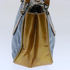 PRADA Hand Bag Nylon Enamel Light Blue  62677