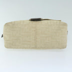 FENDI Zucca Canvas Mamma Baguette Shoulder Bag Beige62678