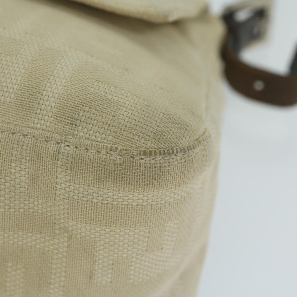 FENDI Zucca Canvas Mamma Baguette Shoulder Bag Beige62678