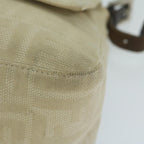 FENDI Zucca Canvas Mamma Baguette Shoulder Bag Beige62678