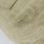 FENDI Zucca Canvas Mamma Baguette Shoulder Bag Beige62678