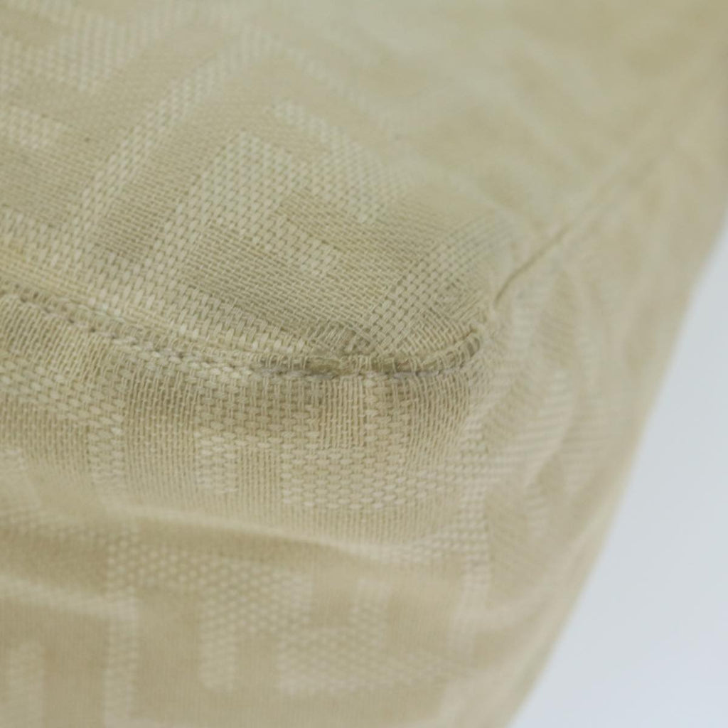 FENDI Zucca Canvas Mamma Baguette Shoulder Bag Beige62678