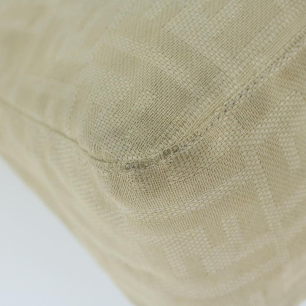 FENDI Zucca Canvas Mamma Baguette Shoulder Bag Beige62678