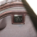 FENDI Zucca Canvas Mamma Baguette Shoulder Bag Beige62678