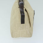 FENDI Zucca Canvas Mamma Baguette Shoulder Bag Beige62678