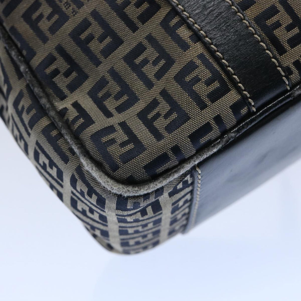 FENDI Zucchino Canvas Hand Bag Navy62679