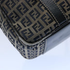 FENDI Zucchino Canvas Hand Bag Navy62679