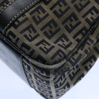 FENDI Zucchino Canvas Hand Bag Navy62679