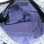 FENDI Zucchino Canvas Hand Bag Navy62679