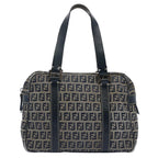 FENDI Zucchino Canvas Hand Bag Navy62679