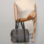 FENDI Zucchino Canvas Hand Bag Navy62679