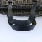 FENDI Zucchino Canvas Hand Bag Navy62679