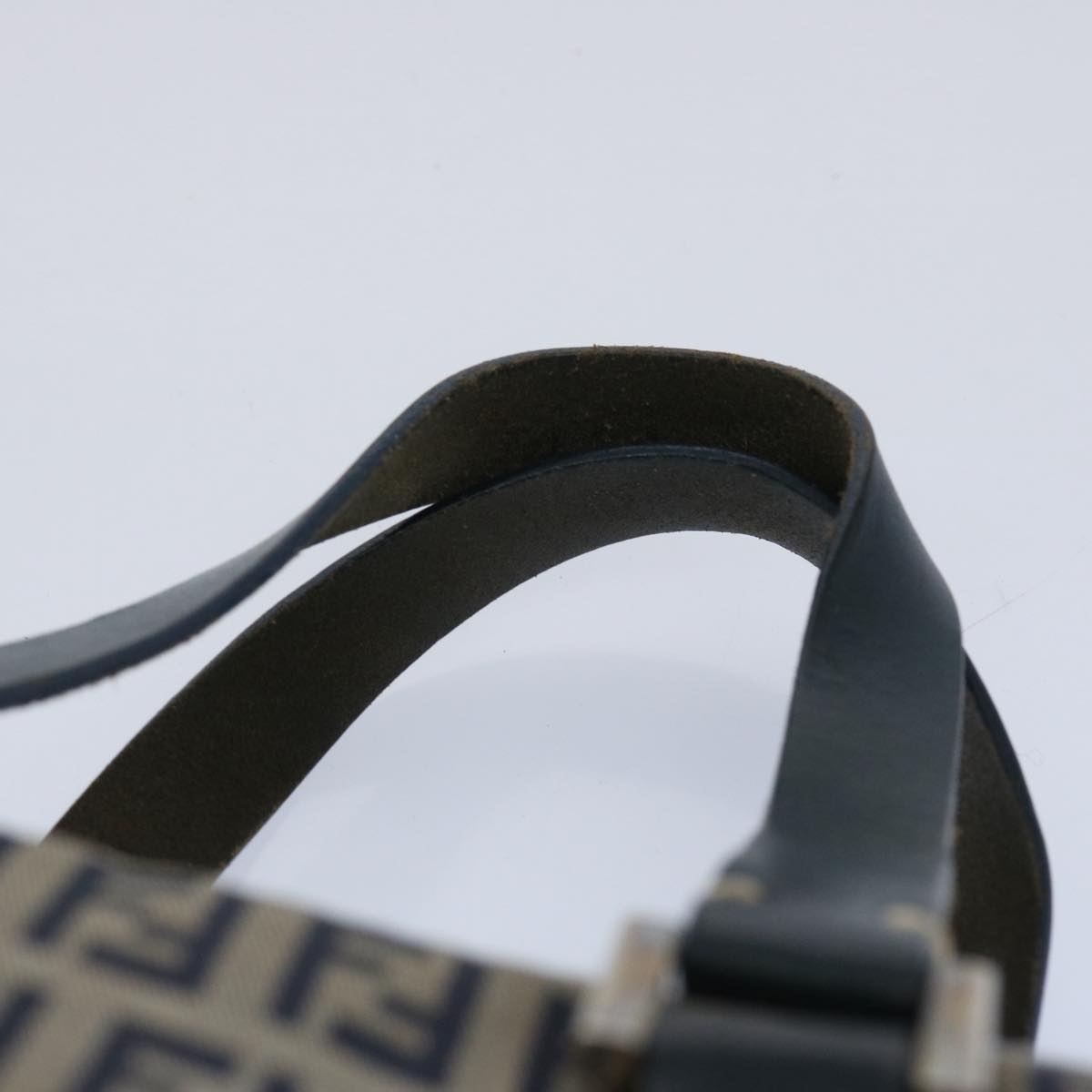 FENDI Zucchino Canvas Hand Bag Navy62679