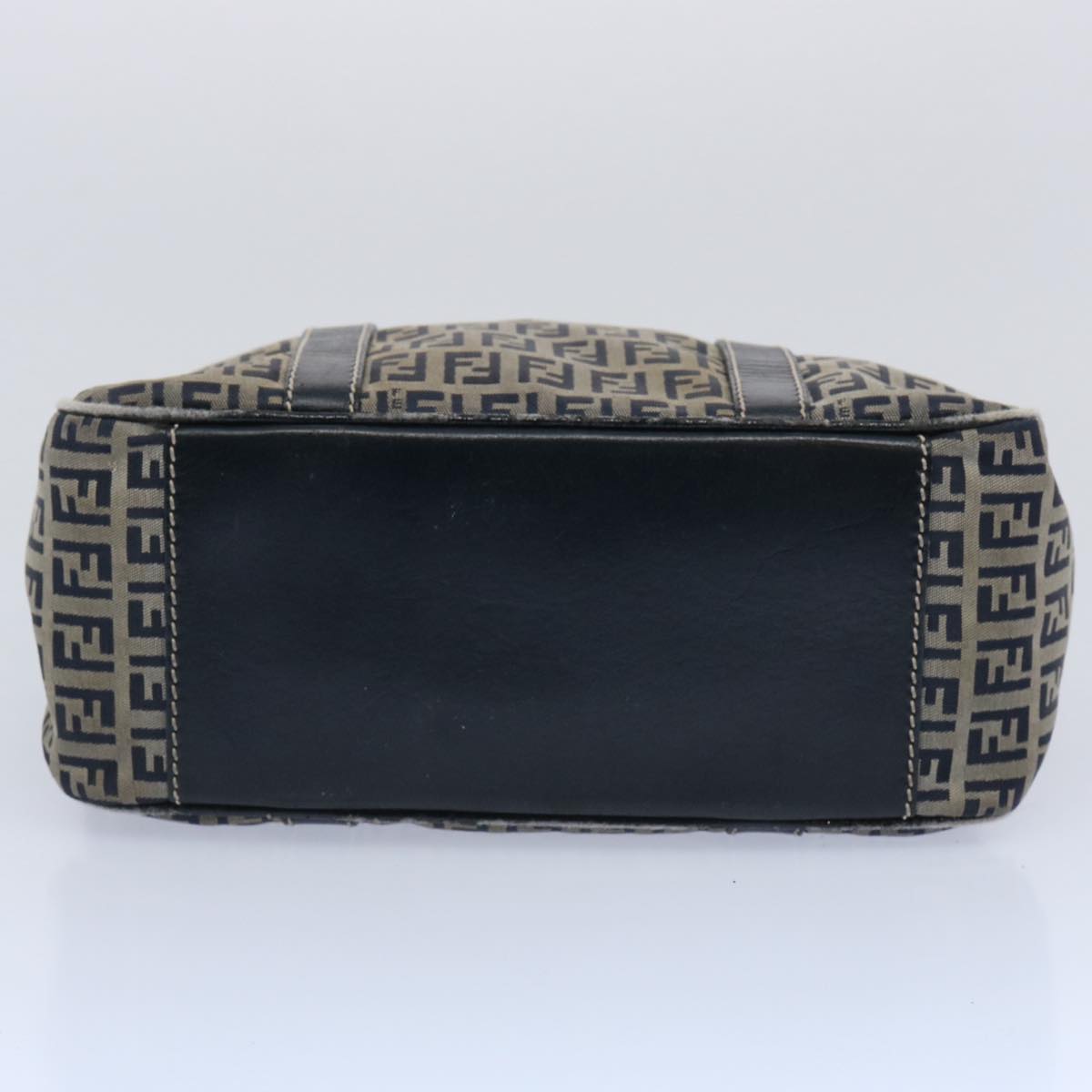 FENDI Zucchino Canvas Hand Bag Navy62679