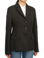 2-In-1 Houndstooth Mohair Wool Jacket Grey Dior