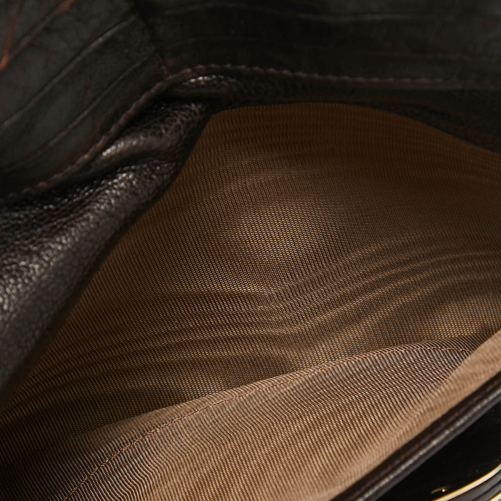 Fendi Zucca Canvas And Leather Spy Continental Wallet