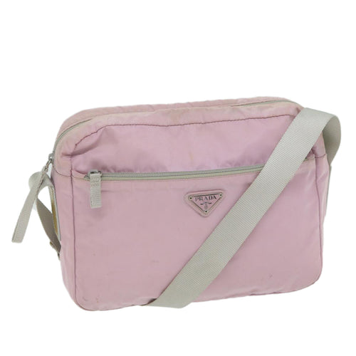 PRADA Shoulder Bag Nylon Pink  62742