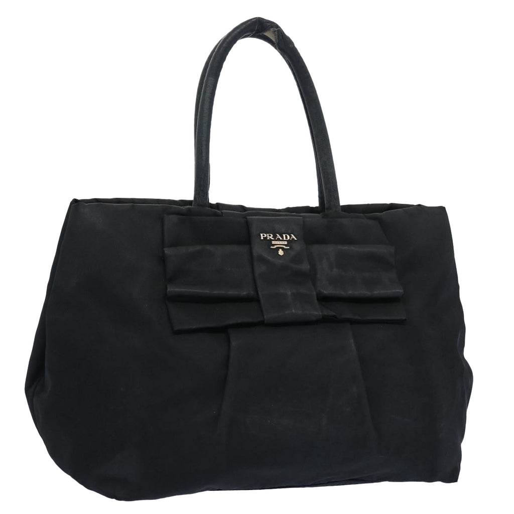 PRADA Hand Bag Nylon Black  62744