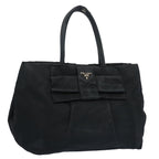 PRADA Hand Bag Nylon Black  62744