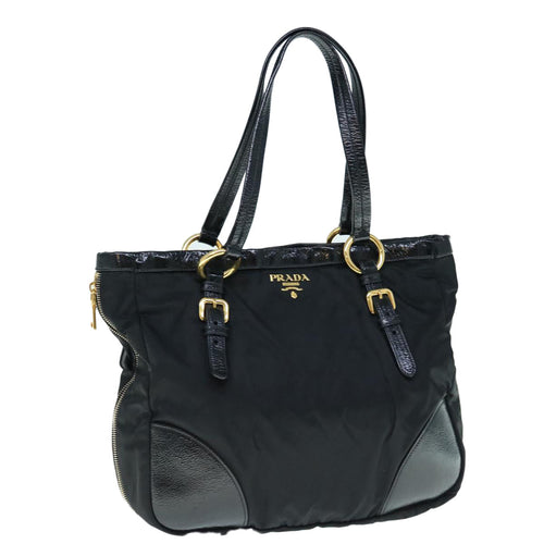 PRADA Shoulder Bag Nylon Black  62815