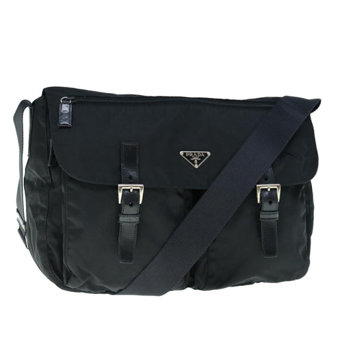 PRADA Shoulder Bag Nylon Black  62845