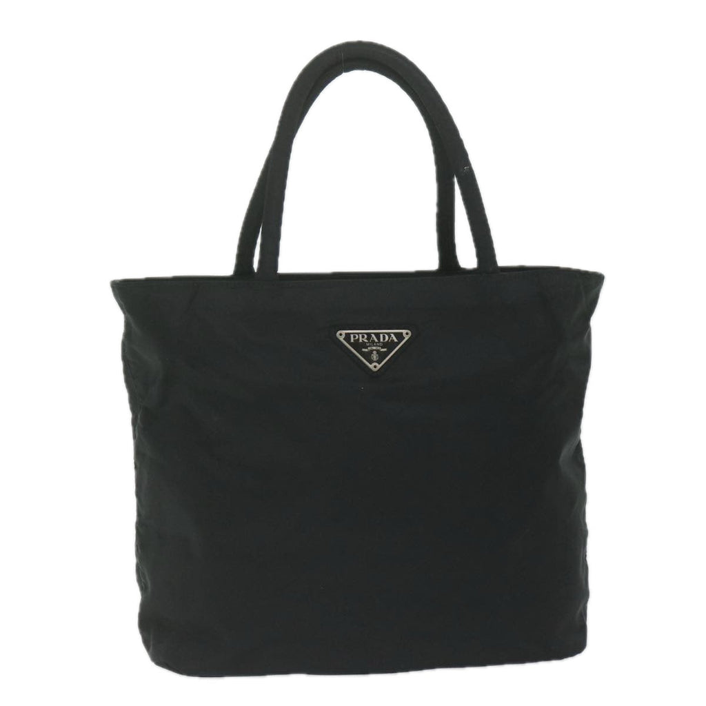 PRADA Hand Bag Nylon Black  62846
