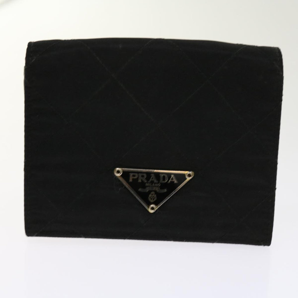 PRADA Wallet Nylon Leather 7Set Black Red  62869