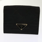 PRADA Wallet Nylon Leather 7Set Black Red  62869