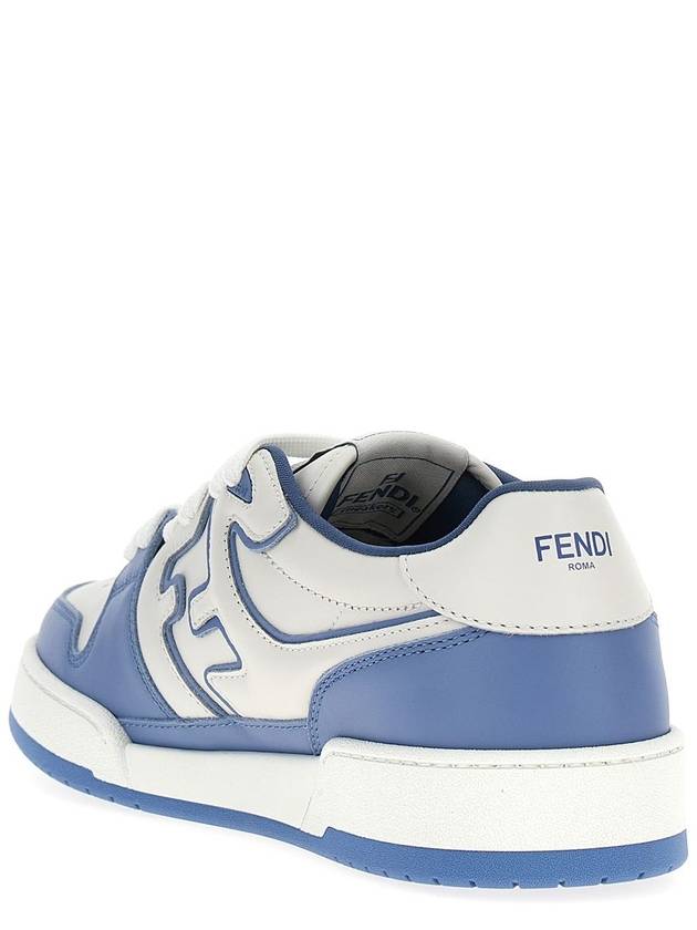 Fendi Match Low Top Sneakers Light Blue