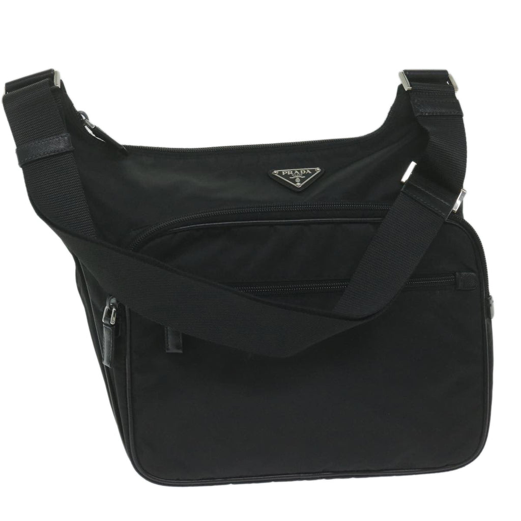 PRADA Shoulder Bag Nylon Black  62908