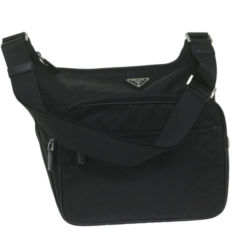 PRADA Shoulder Bag Nylon Black  62908