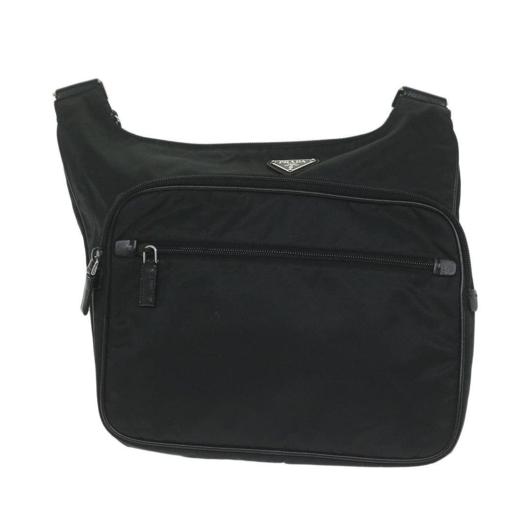PRADA Shoulder Bag Nylon Black  62908