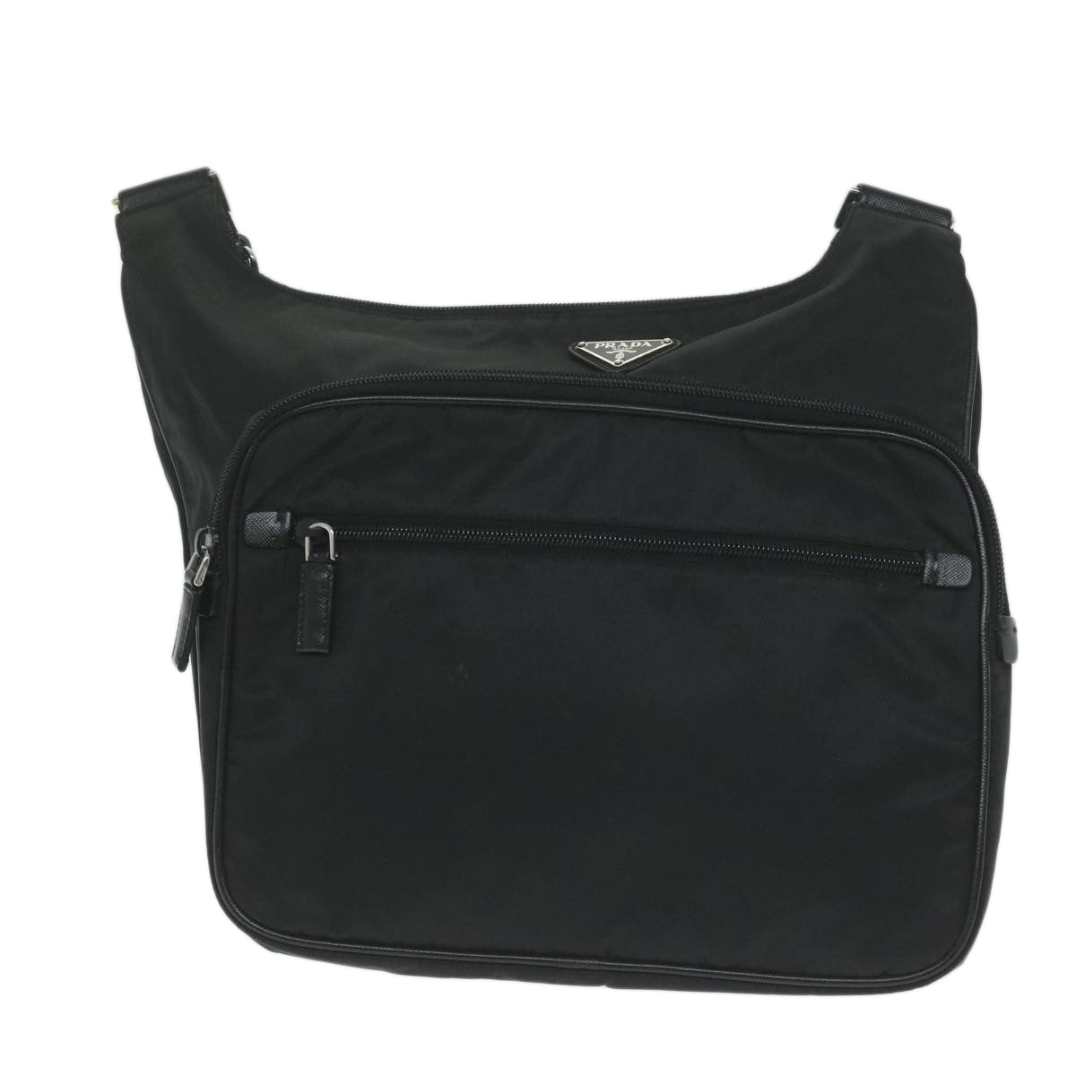 PRADA Shoulder Bag Nylon Black  62908