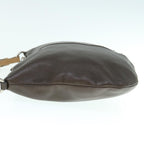 PRADA Shoulder Bag Leather Dark Brown  62933